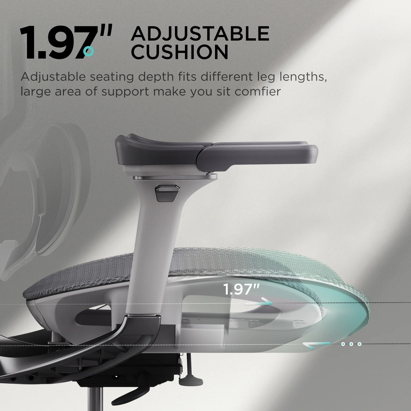 HBADA E3 Ergonomic Office Chair with Footrest For Long Hours - Image 31