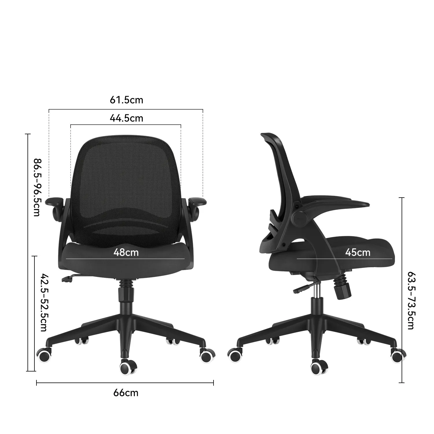HBADA J1 Adjustable Office Chair - Image 4