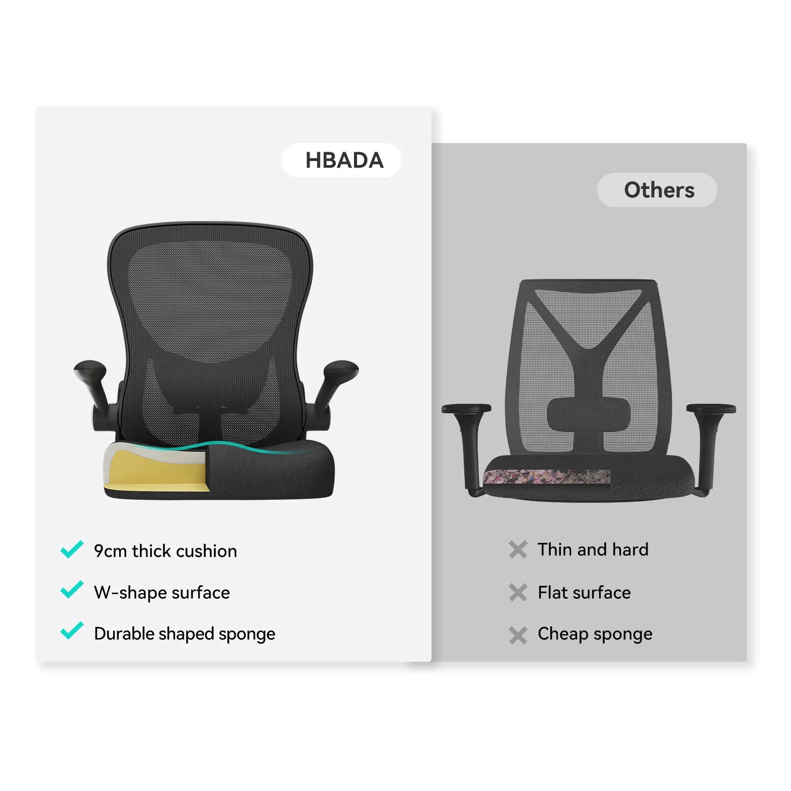HBADA J3 Ergonomic Office Chair - Image 23